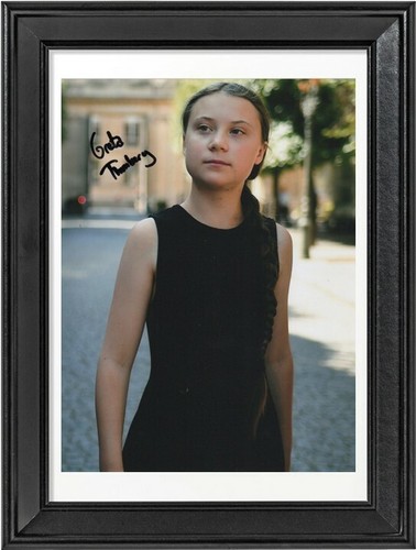 Greta thunberg autographe - greta,