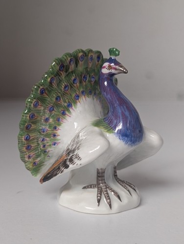 Meissen miniature paon - meissen, –