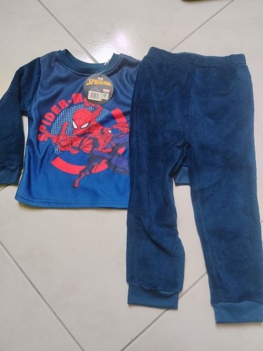 Spider man pyjama polaire bleu - polaire,