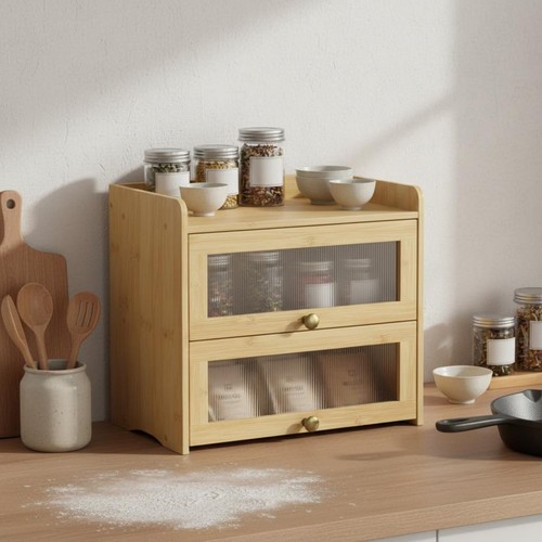 Boîte pain bois - boîte, en