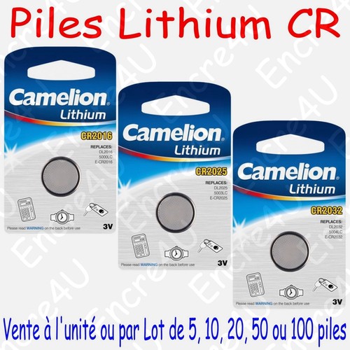 Pile bouton lithium 3v - lithium,