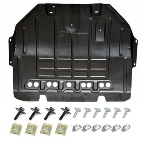 Clips plaque couvercle cache - +,