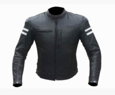 Veste En Cuir Moto Homme Vintage Cafe Racer Blouson Taille M L XL XXL 3XL 4XL 