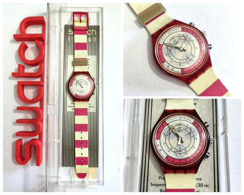 Swatch chrono scr100 navyberry - swatch,