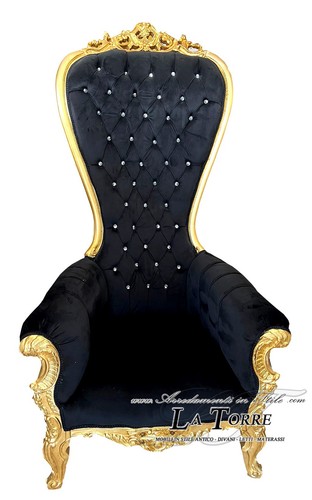 Fauteuil trône style baroque - fauteuil,
