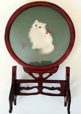 Sous Verre Rond Chat Persan