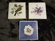 Set of 2 Villeroy and Bock Trivets and one protective tile, all V & B