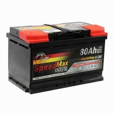 Batterie de voiture 80 Ah AGM