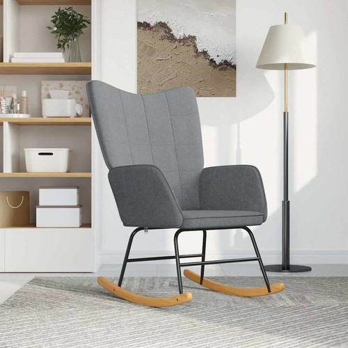 Chaise bascule bleu - bleu, tissu