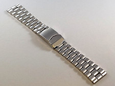 Omega Speedmaster Straight Handle 22mm Stainless Steel Belt