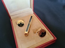 Boutons de manchette & pince à cravate ST Dupont  (Cartier / Dunhill) 