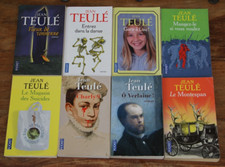 JEAN TEULE - LOT DE 8 LIVRES -