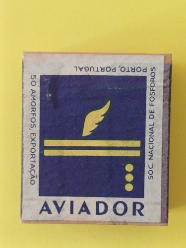 Antique wooden matchbox - , porto