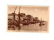 Postcard postcard 30 Gard: Grau-du-Roi, the Left Bank and fishing boat