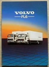 VOLVO FL6 TRUCKS Commercial Vehicles Sales Brochure Aug 1985 #RSP 4000-2