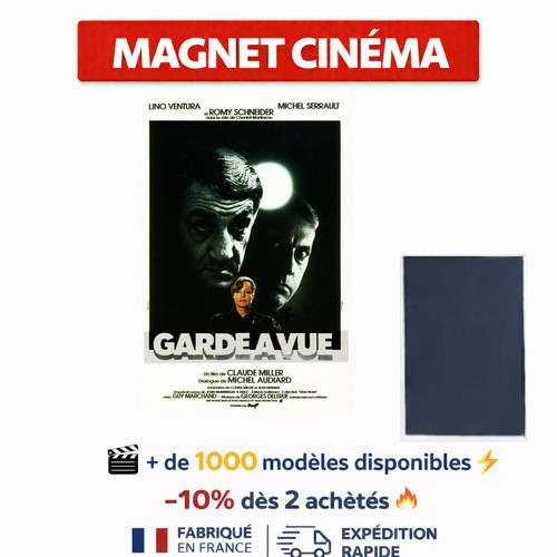 Magnet film garde vue 90x65 - garde,