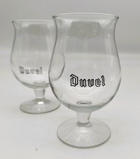 🍺 Lot de 2 Verres DUVEL – Verres à Bière Belge – Verre à Pied Tulipe 🇧🇪