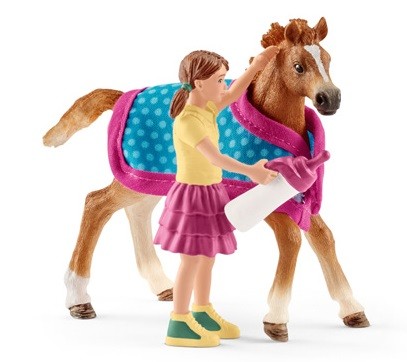 Schleich figure and - -,