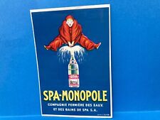 CARTOLINA PUBBLICITARIA SPA-MONOPOLE D APRES J.D'YLEN