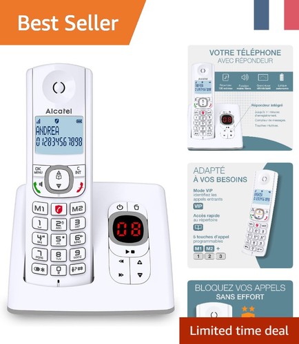 Téléphone fixe dect alcatel - téléphone,