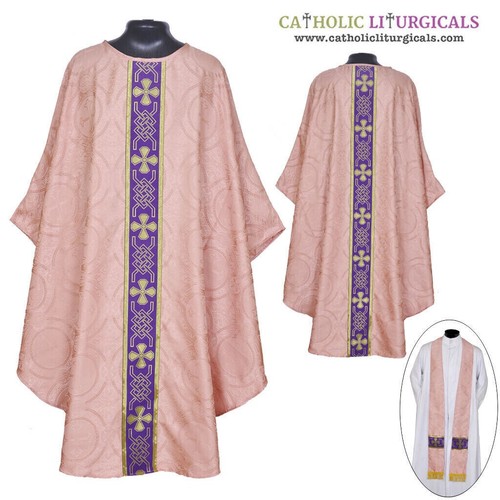 Nouveau rose chasuble - nouveau,
