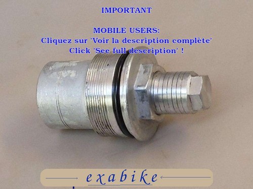 Bouchon fourche avant - bouchon, pour