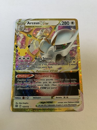 Carte pokémon arceus star - carte,
