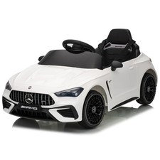 Mercedes CLE53 12V Voiture Électrique Blanche Enfant Avec Télécommande Parents