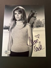 Jane Fonda Rare! signed autographed classic sexy 8x10 photo Beckett BAS coa