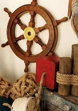 18 " Pirate Bateau Roue Premuium Artisanal Réplica De Vintage Marine Cadeau