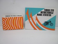 2 Manuels du Propriétaire Moto :  YAMAHA  FS1  /  FS1H + schéma électrique