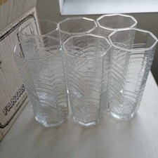 6 Verre  longdrink DUROBOR vintage