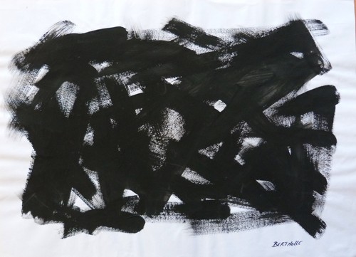 Composition abstraite gouache - composition,