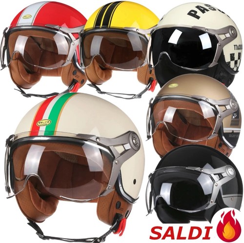 Casco moto retrò - casco,