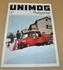 Mercedes Benz Unimog Ratgeber Truck Brochure Prospekt Winter 1971
