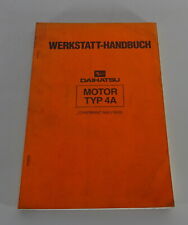 Shop Manual for Daihatsu Charming A60 (1600) Engine Type 4A Booth 02/1984