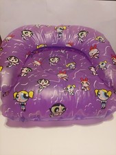 PowerPuff Girls Kids Inflatable Chair Purple Blossom Buttercup Bubbles Rare