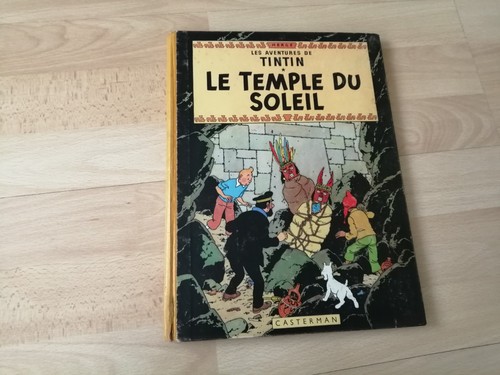 Tintin temple du soleil - bd,