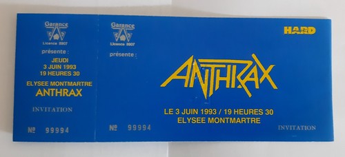 Ticket billet place concert - place,