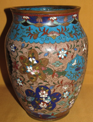 Vase cloisonné chinois - vase,