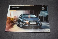Operating Instructions Manual Opel Astra J Infotainment System 08/2015