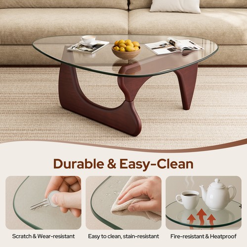 Classic glass coffee table - classic,