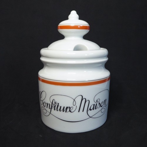 Pot confiture porcelaine - confiture,