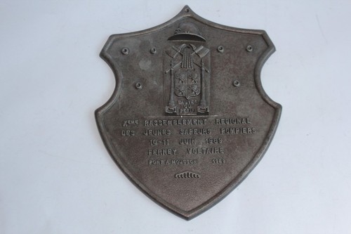 Plaque commémorative pompiers - commémorative,