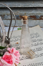 ANCIEN RESERVOIR EN VERRE POUR