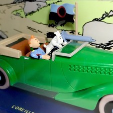 Car 1/43rd Atlas car car Tintin L’auto Mitrailleuse L’oreille Broken comic 1945