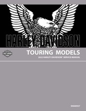 2022 Harley Davidson Touring Models Service Manual