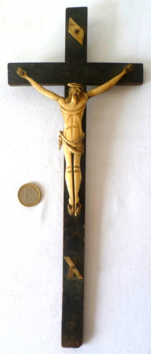 Ancien crucifix xixème - xixème, christ