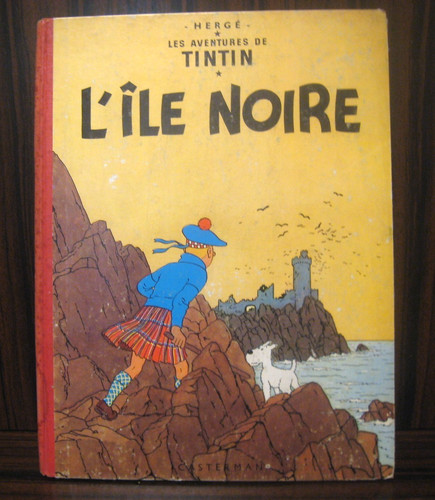Tintin ile noire - l'ile,