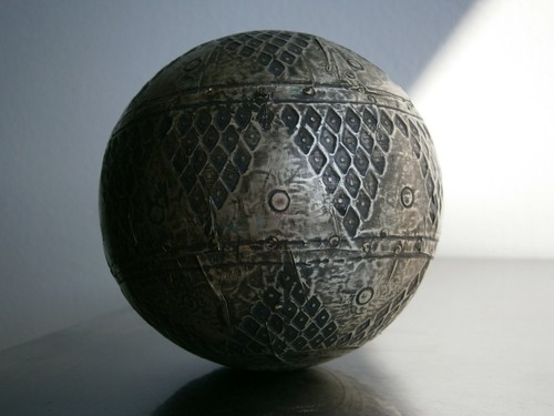 Boule decorative bois - decorative,